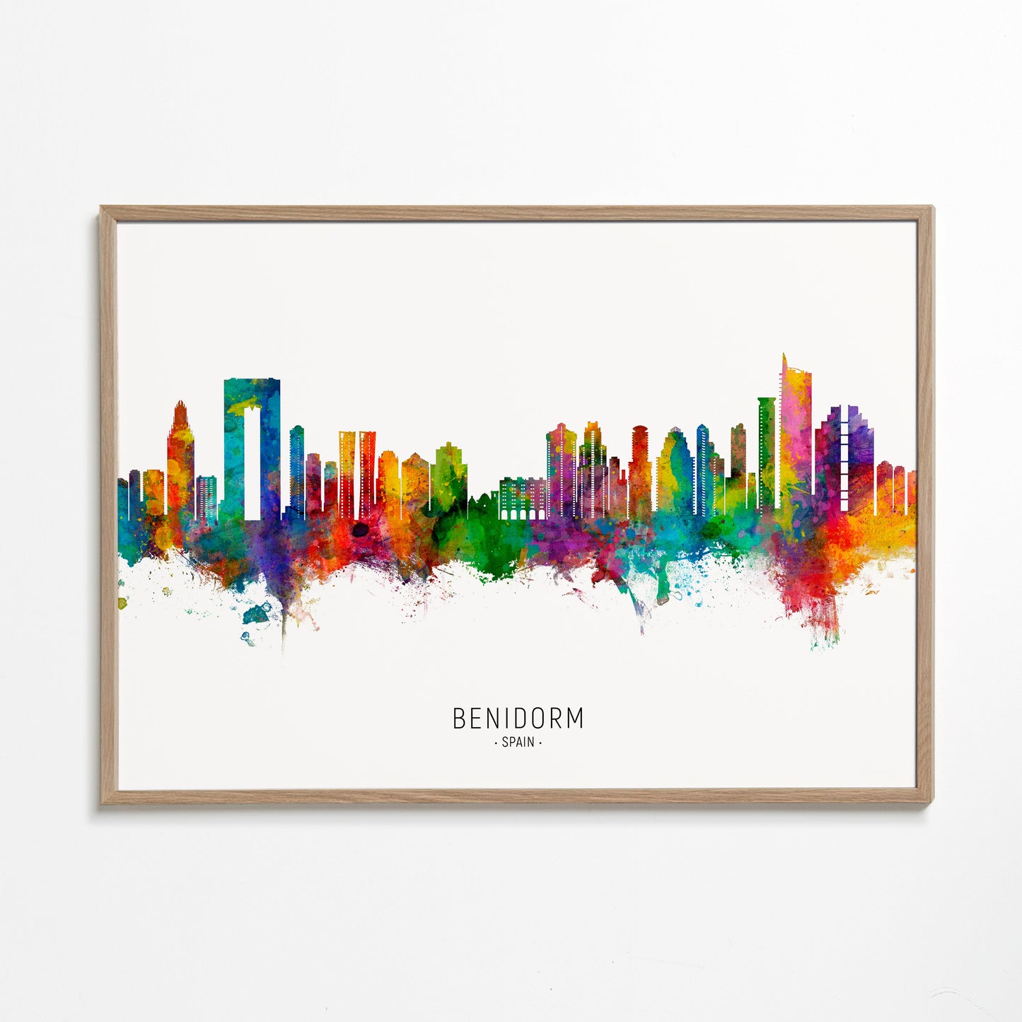 Benidorm Skyline multicolor