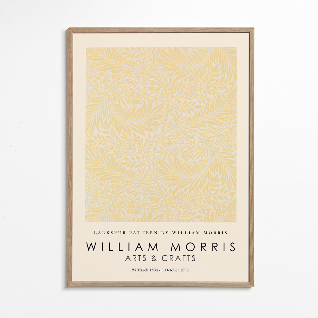 Larkspur Pattern by William Morris Exhibition