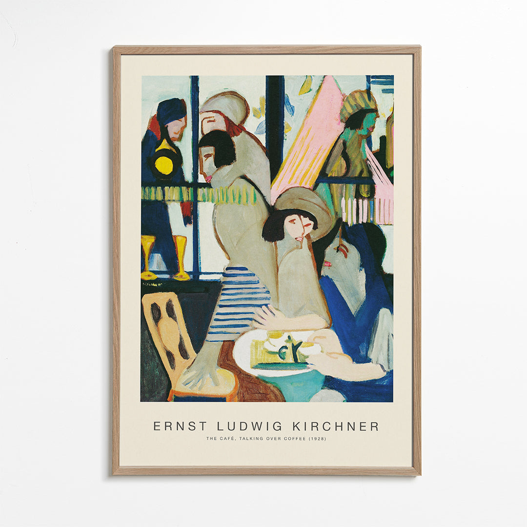 The Café, Talking over Coffee (Special Edition) - Ernst Ludwig Kirchner