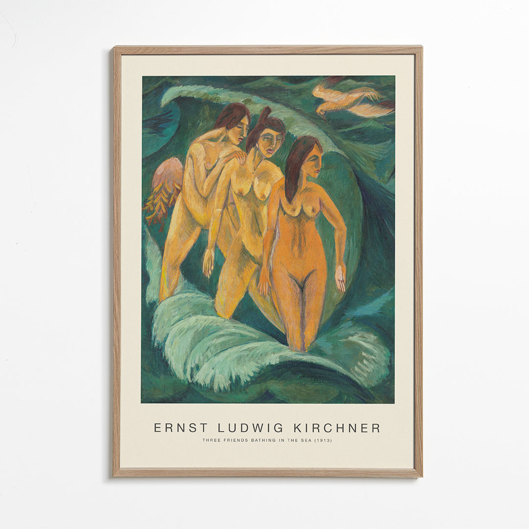Three Friends Bathing in the Sea (Special Edition) - Ernst Ludwig Kirchner