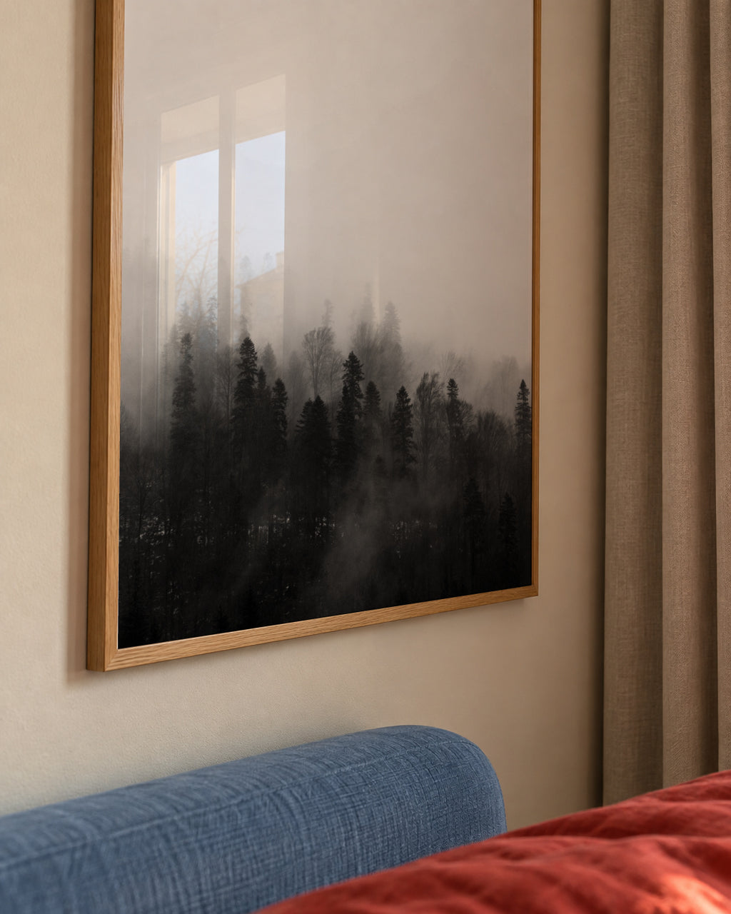 Haunted forest - Framed poster detail