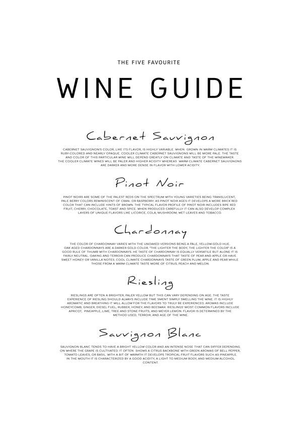 Wine guide