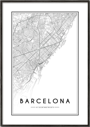 Barcelona map