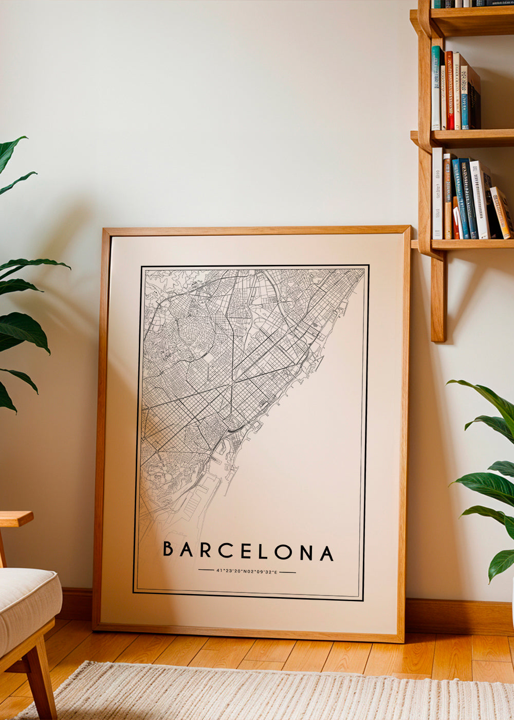 Barcelona map
