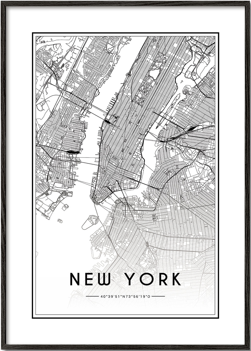 New York map