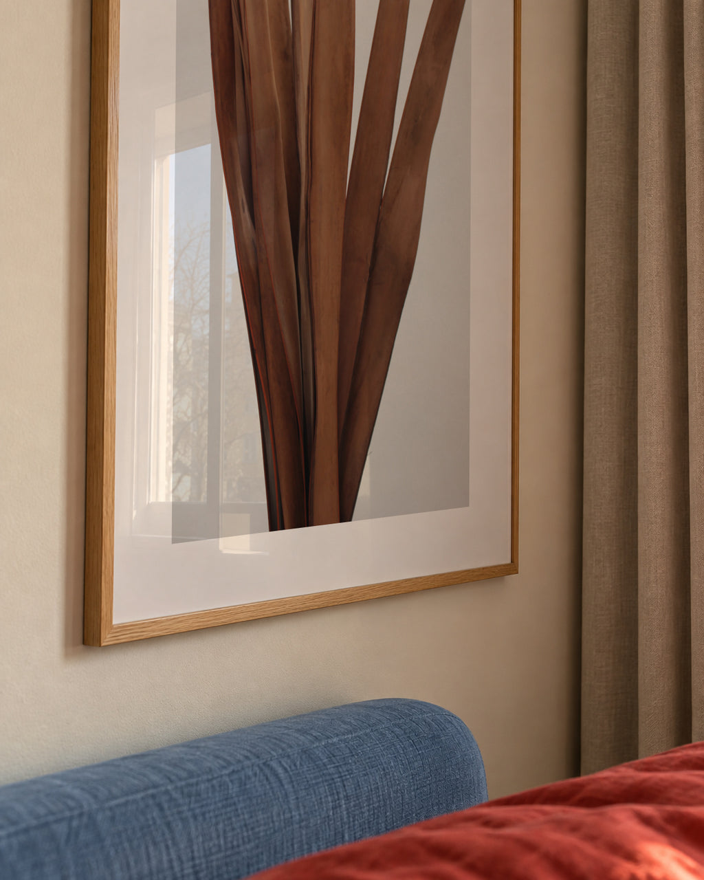 Earthy plant I - Framed poster detail