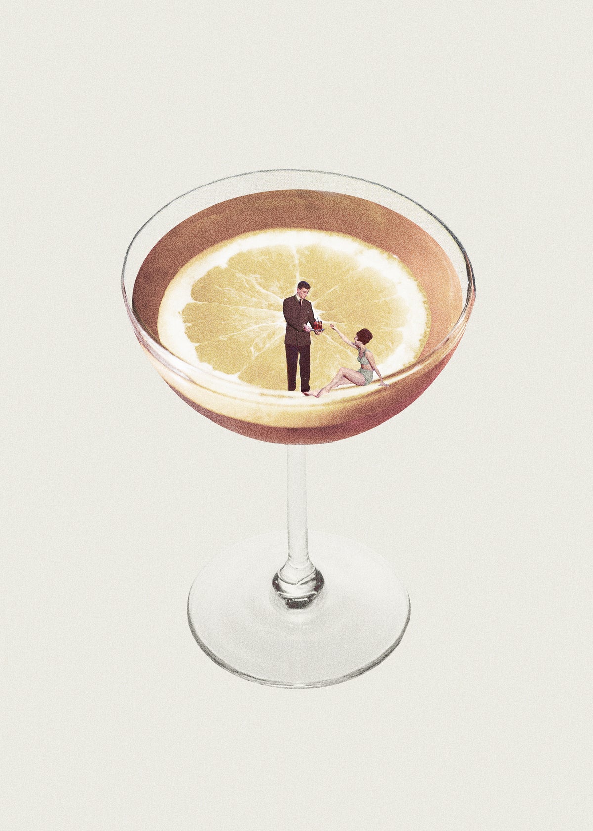 My drink needs a drink - Unframed art print
