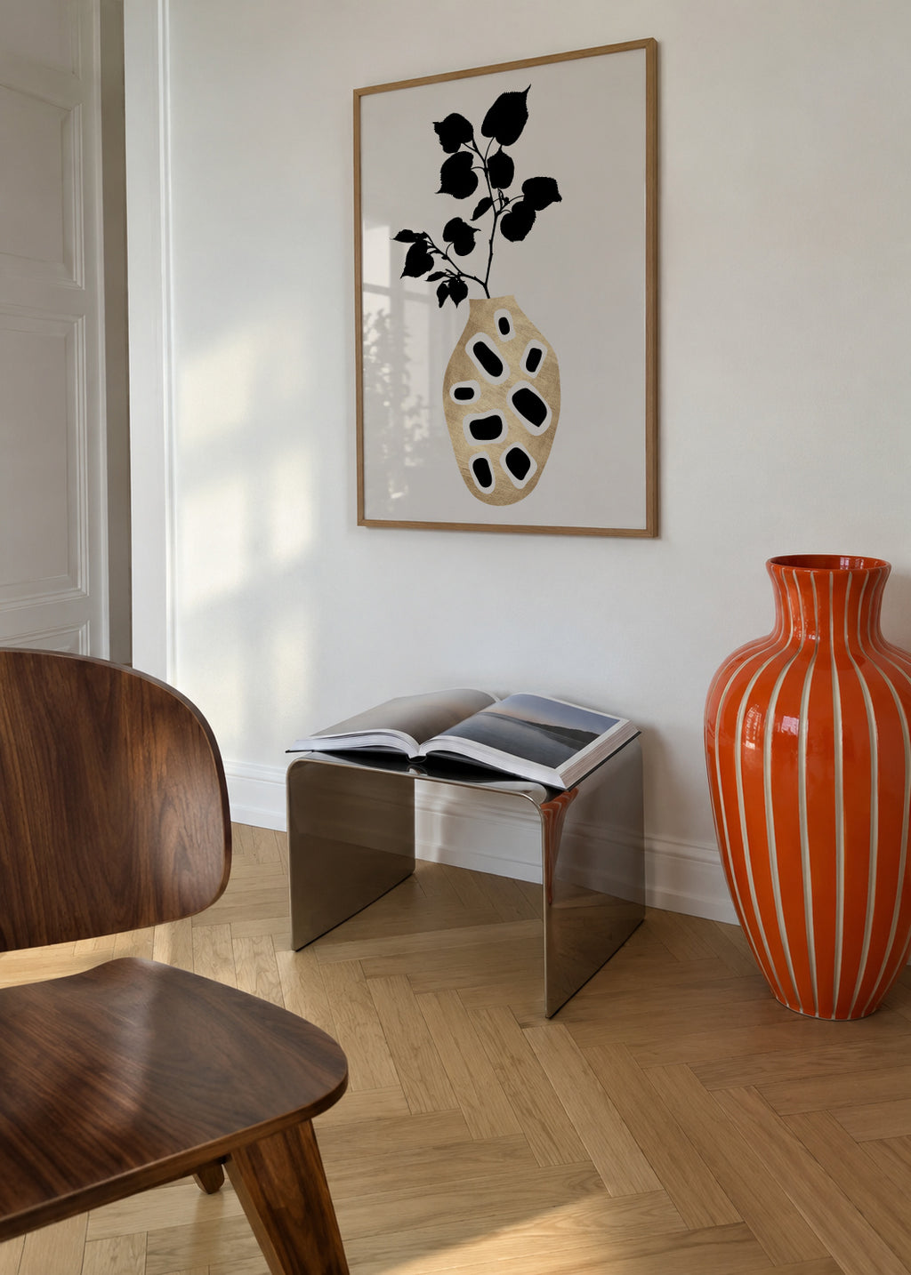 Botanical still life - Framed poster in an interior
