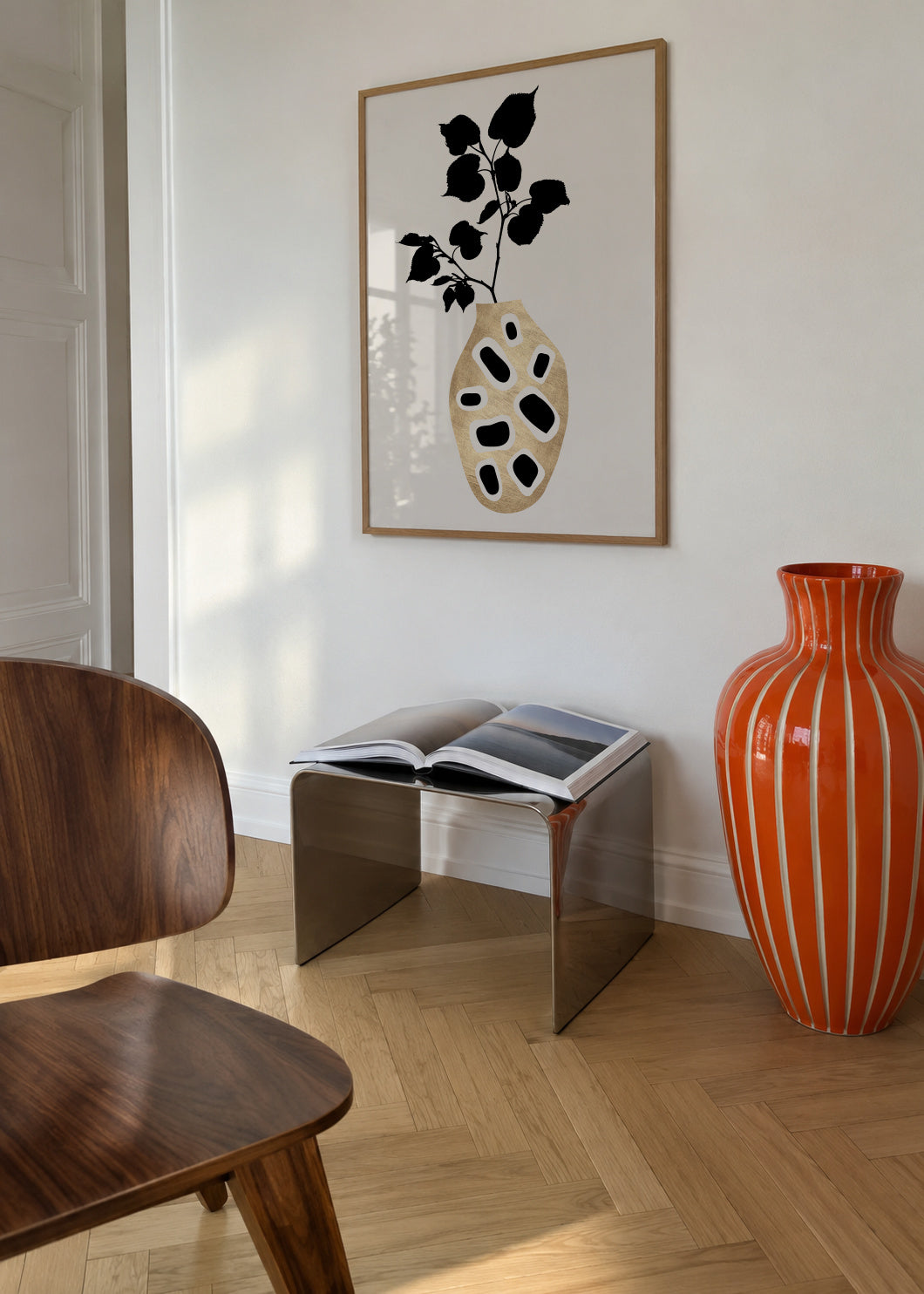 Botanical still life - Framed poster in an interior