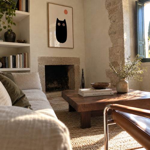 The cat - Poster en ambiente