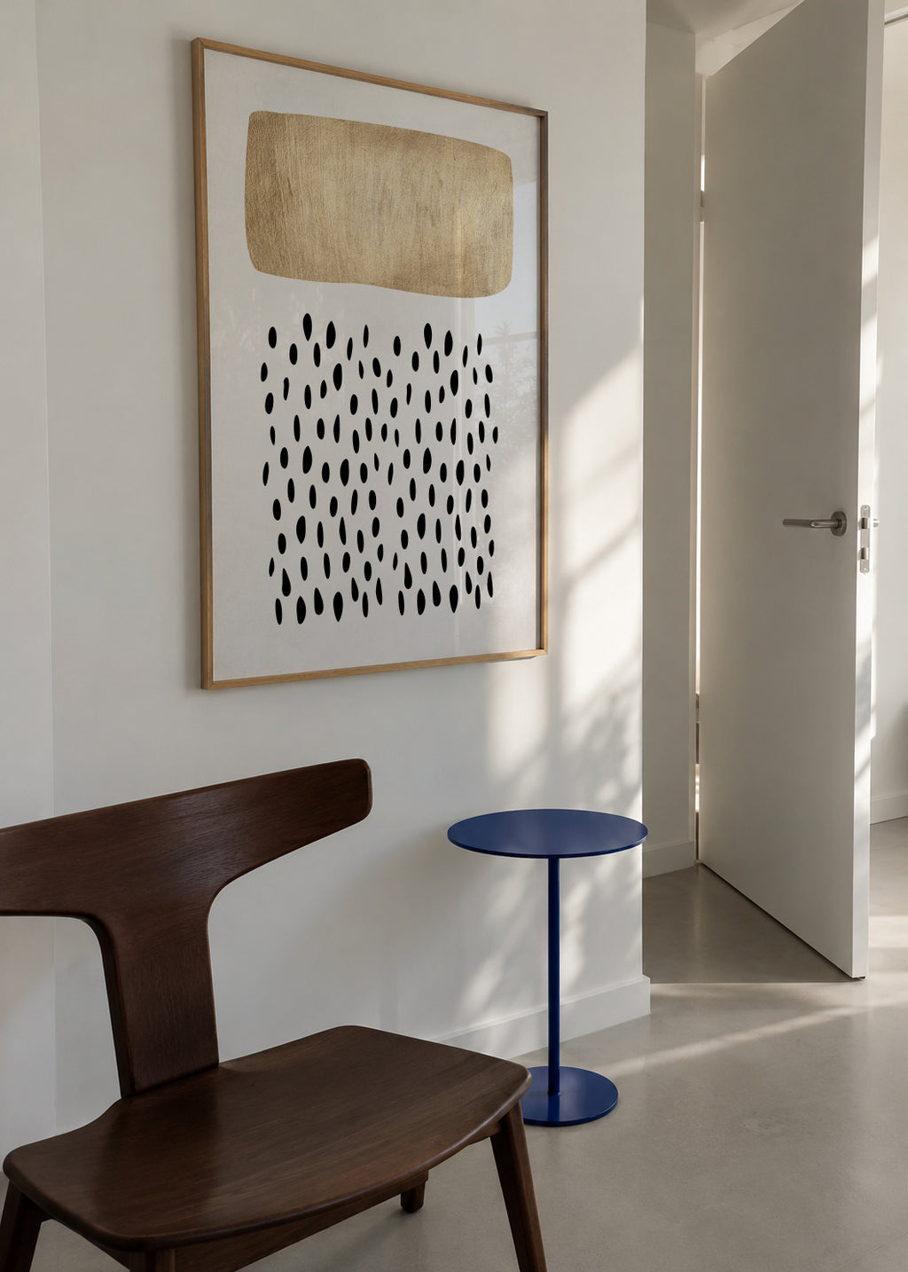 Opus No.5 - Framed poster in an interior