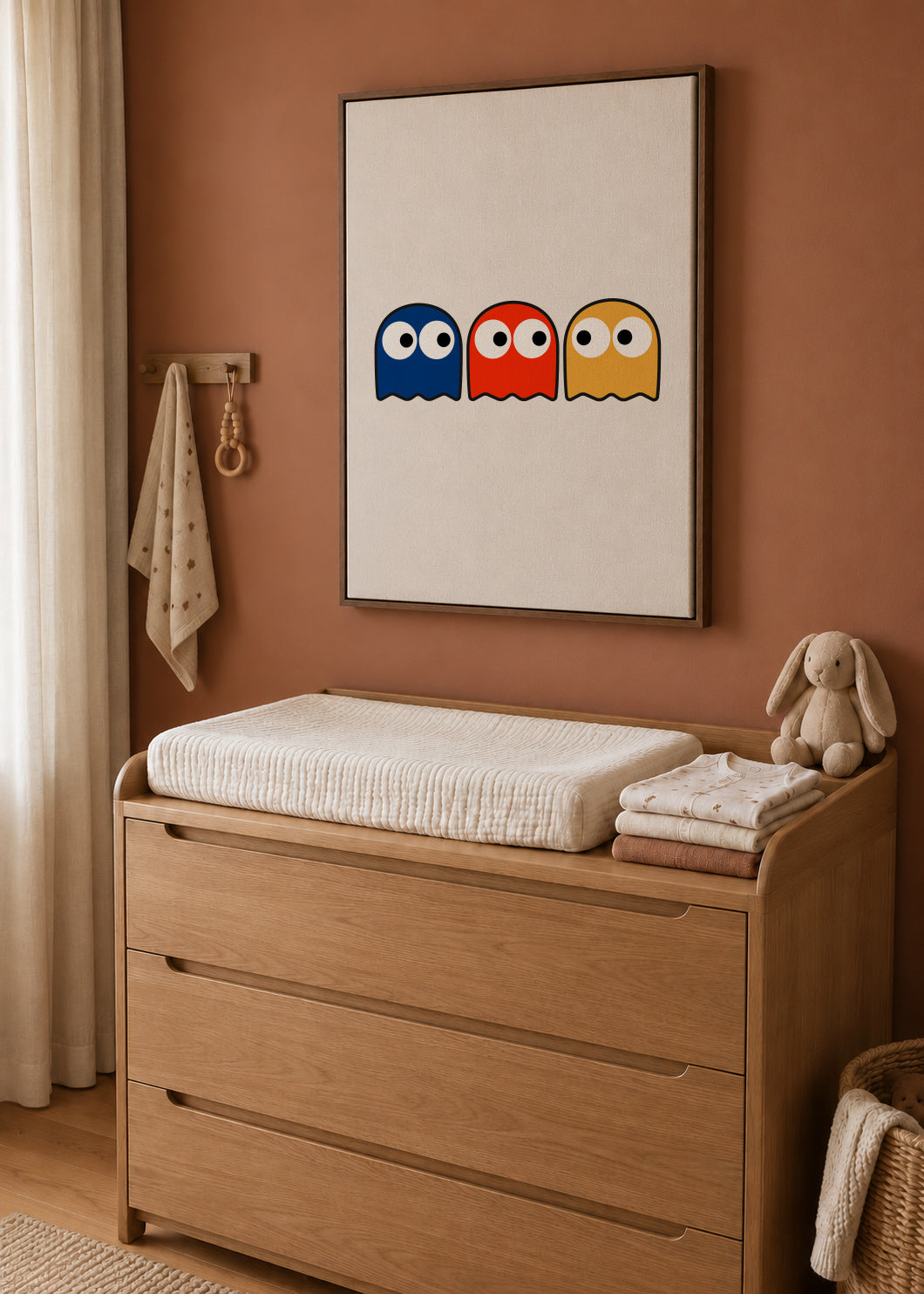 Little RGB - Framed canvas in an interior