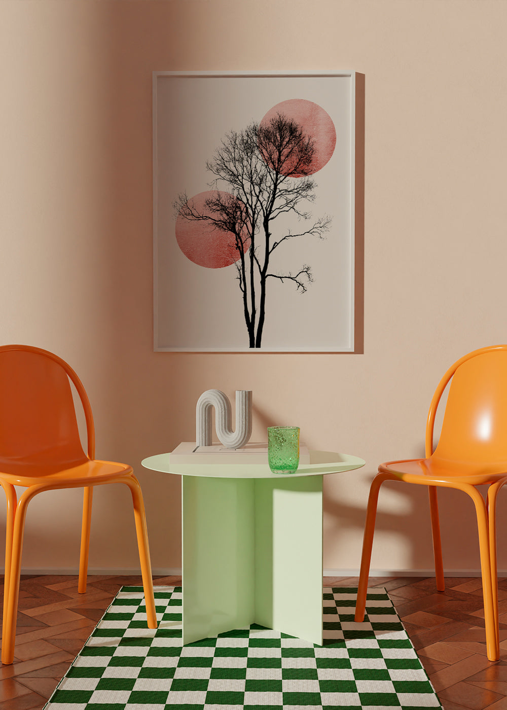 Sun and moon hiding - rosè