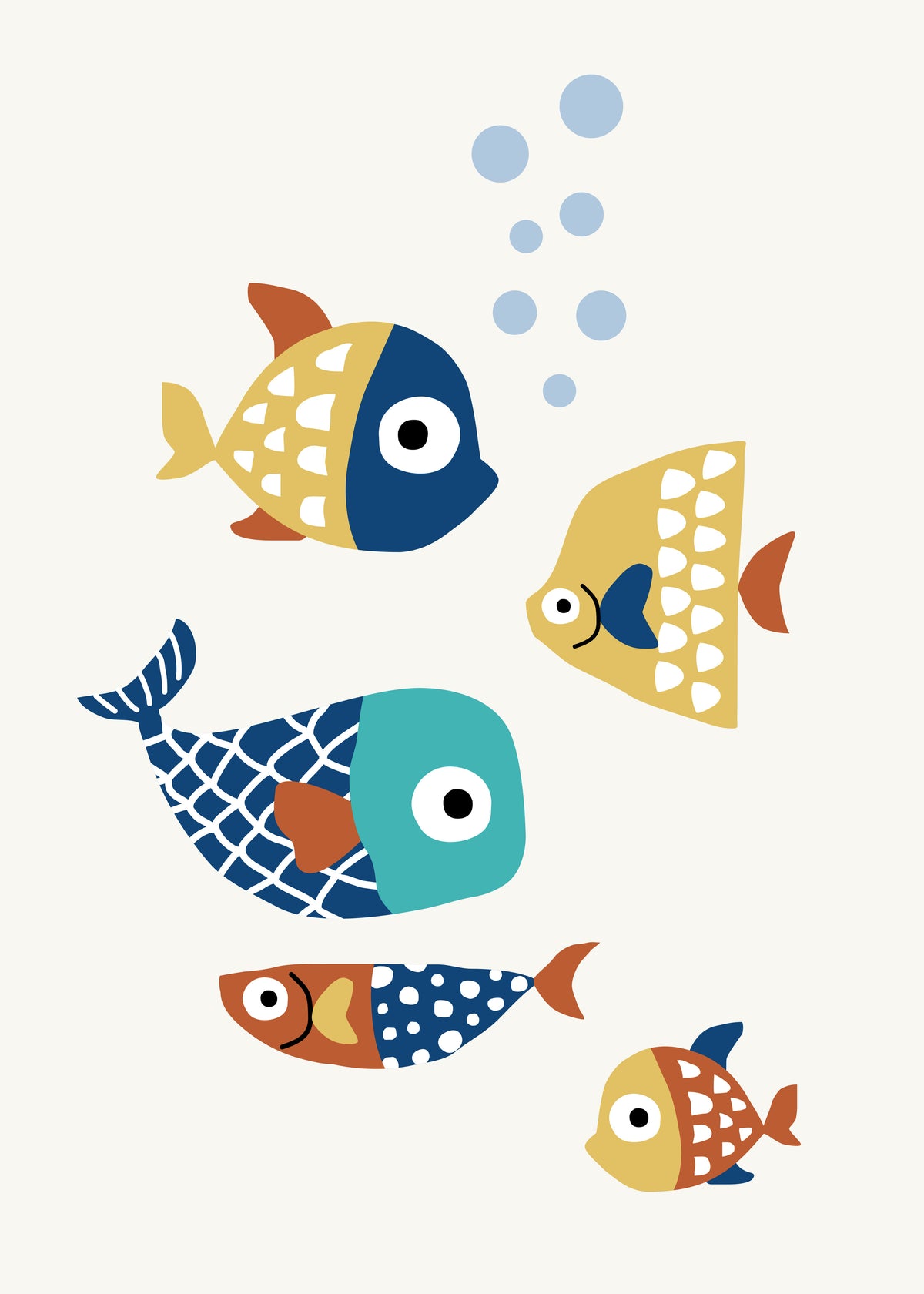 Little Friends - Unframed art print