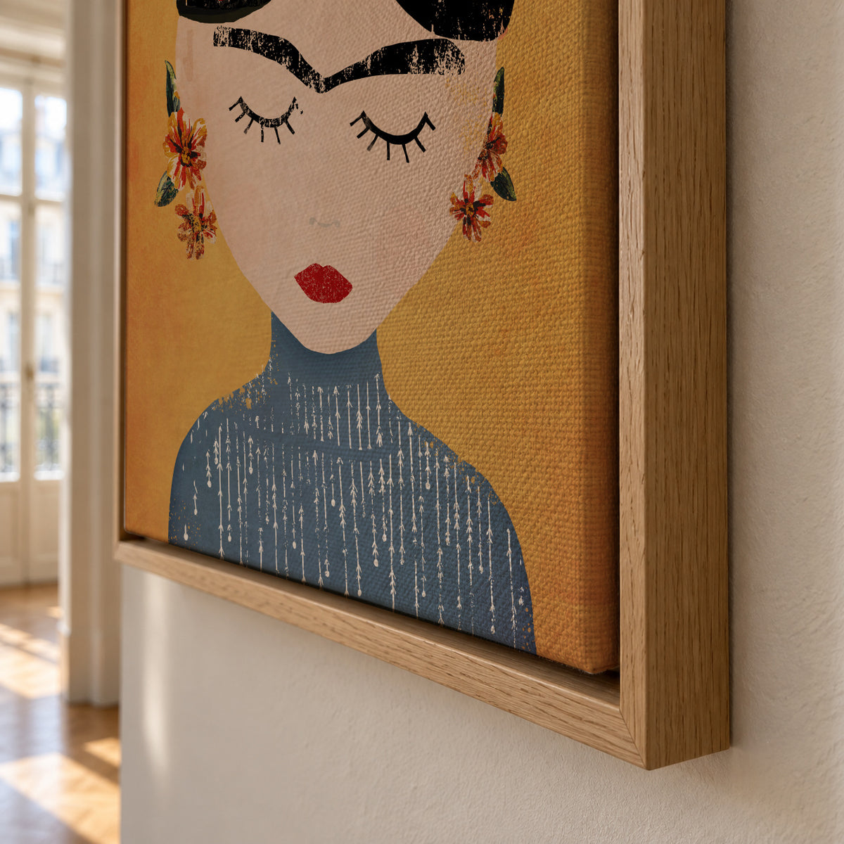 Frida - Framed canvas detail