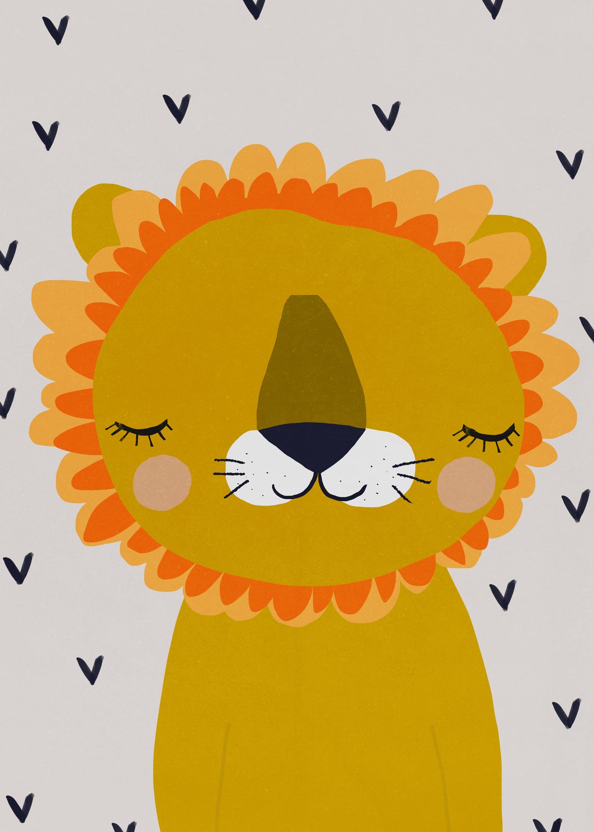 Little lion - Unframed art print