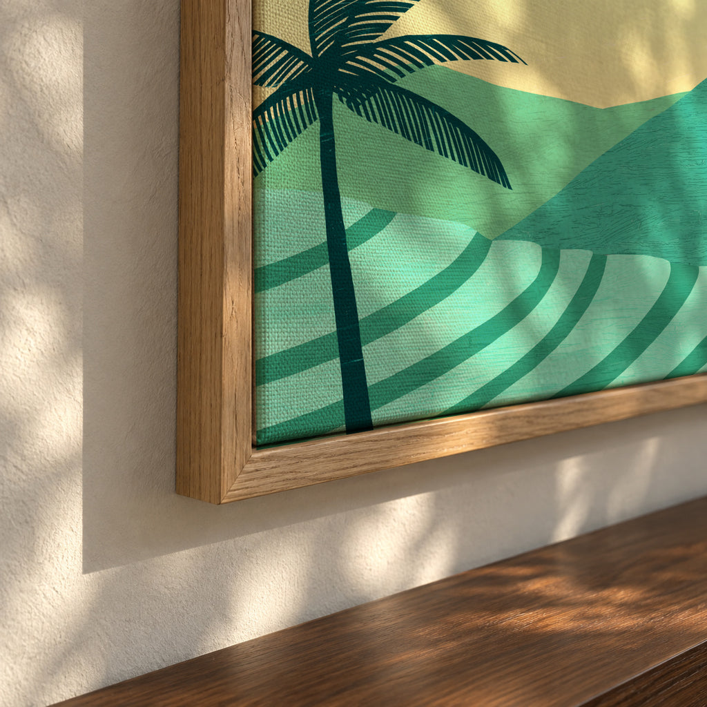 Bali - Framed canvas detail
