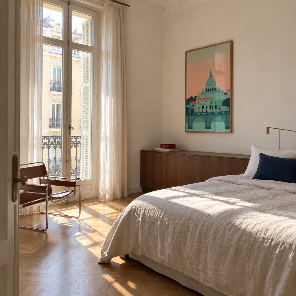 Rome - Framed poster in an interior