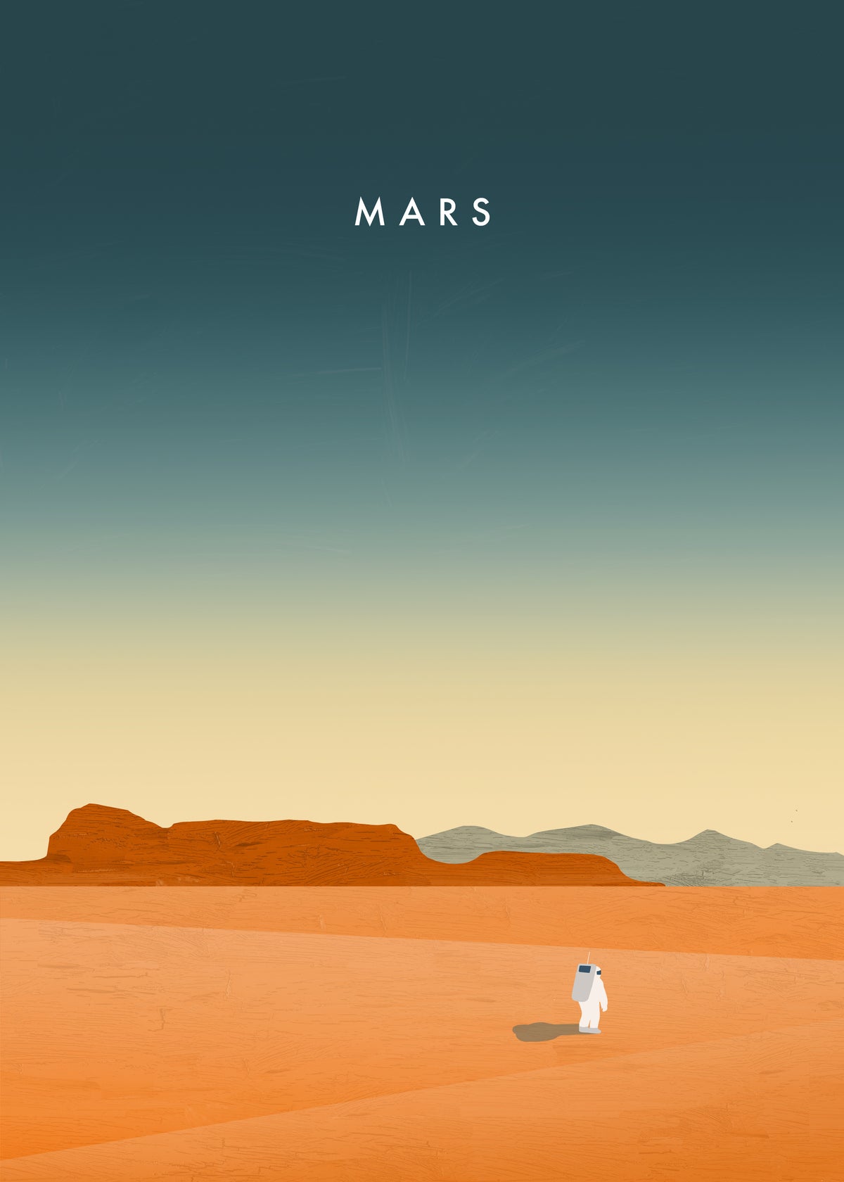 Mars - Unframed art print