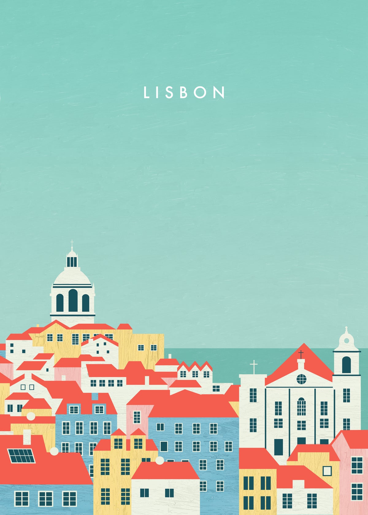 Lisbon - Unframed art print