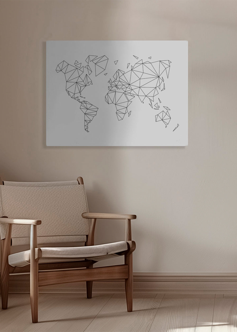 Geometric World Map