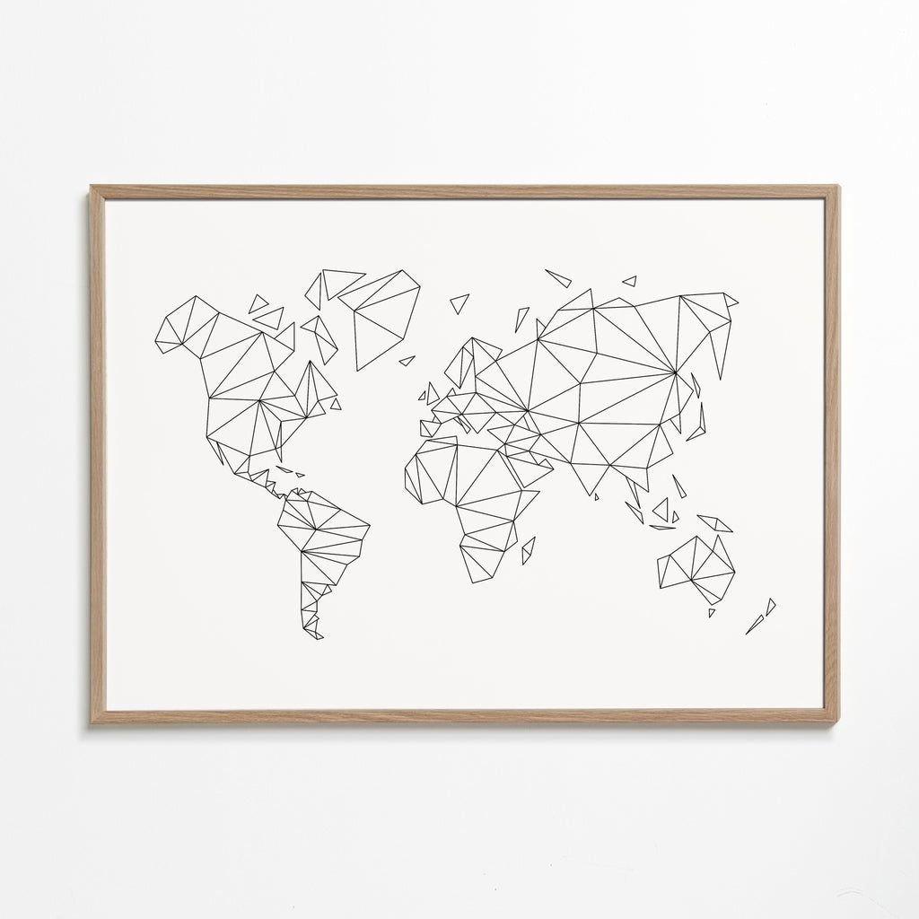 Geometric World Map