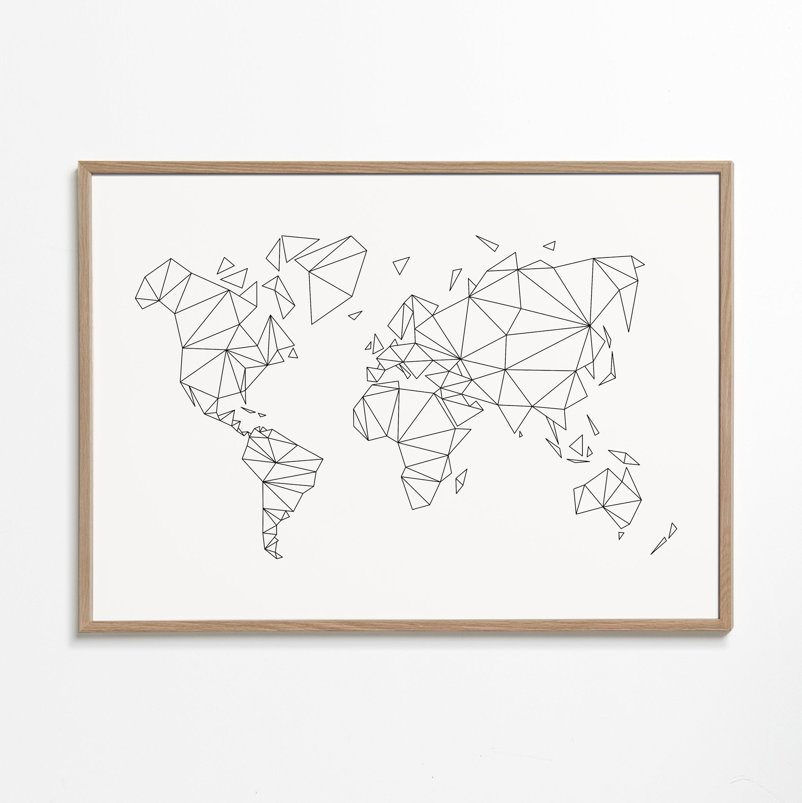Geometric World Map
