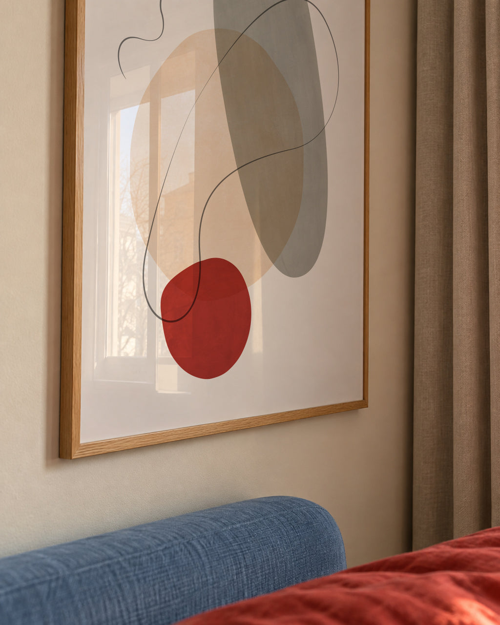 Abstract N 20 - Framed poster detail