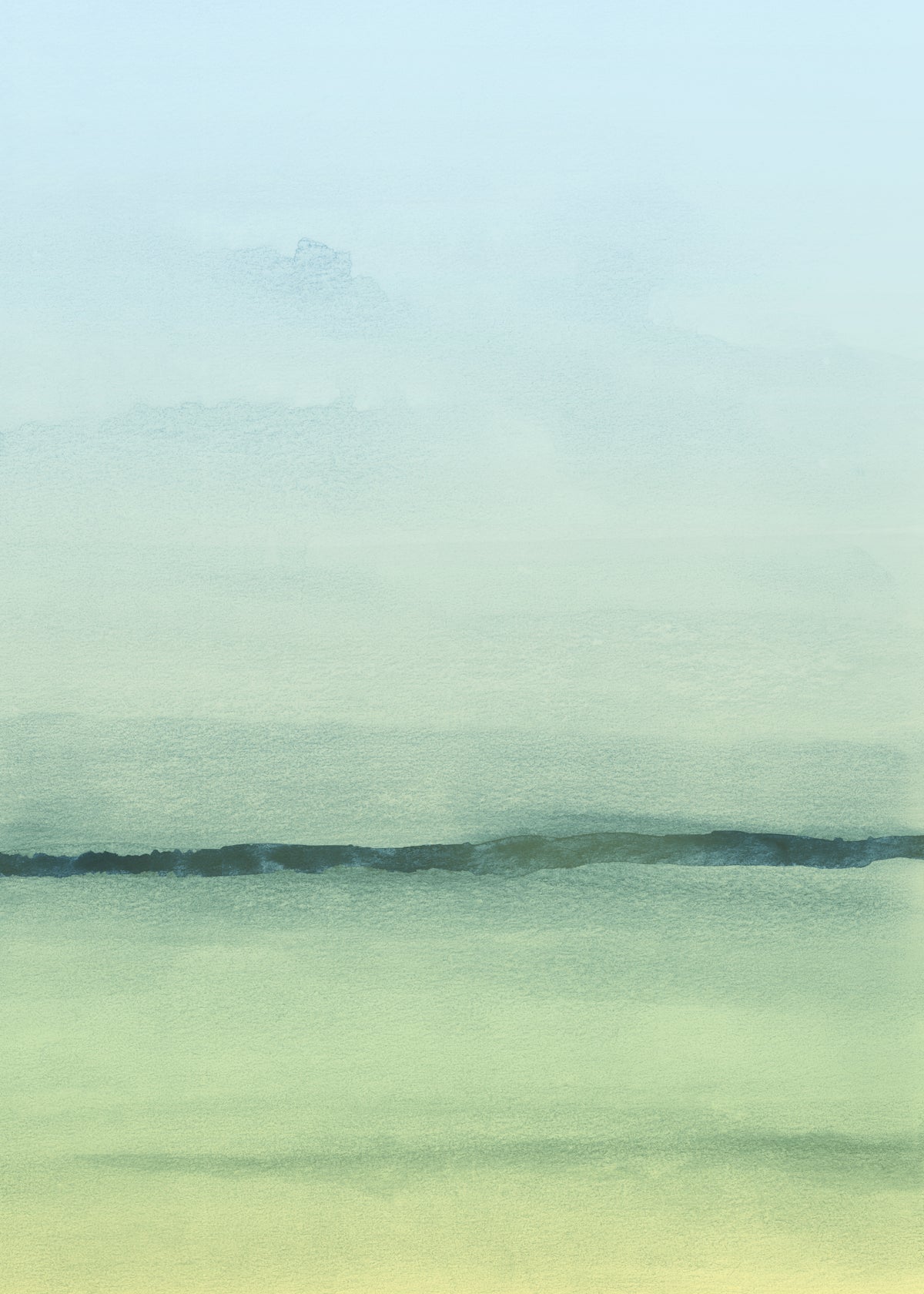 Watercolor Landscape N 6 - Unframed art print