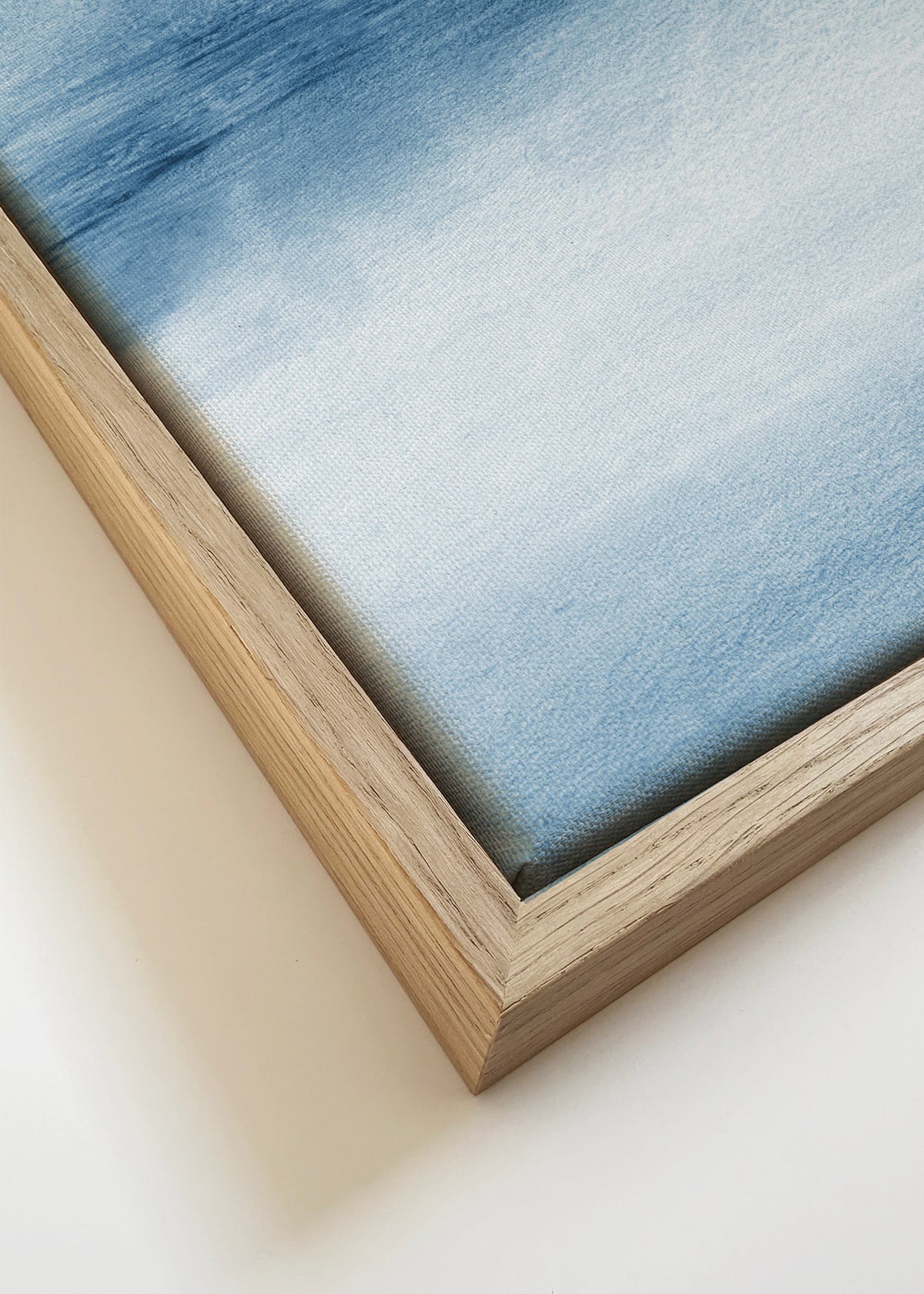 Watercolor Landscape N 7 - Framed canvas detail