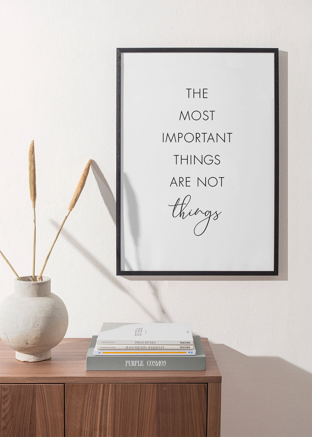 The Most Important Things are not Things