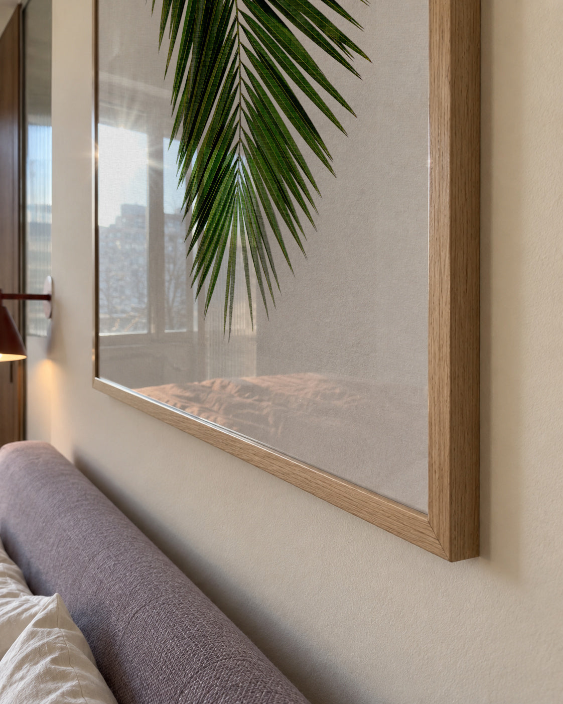 Palm Leaf I - Framed poster detail