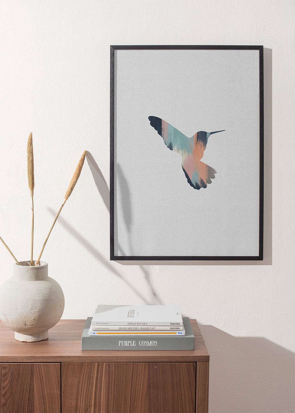Pastel hummingbird I