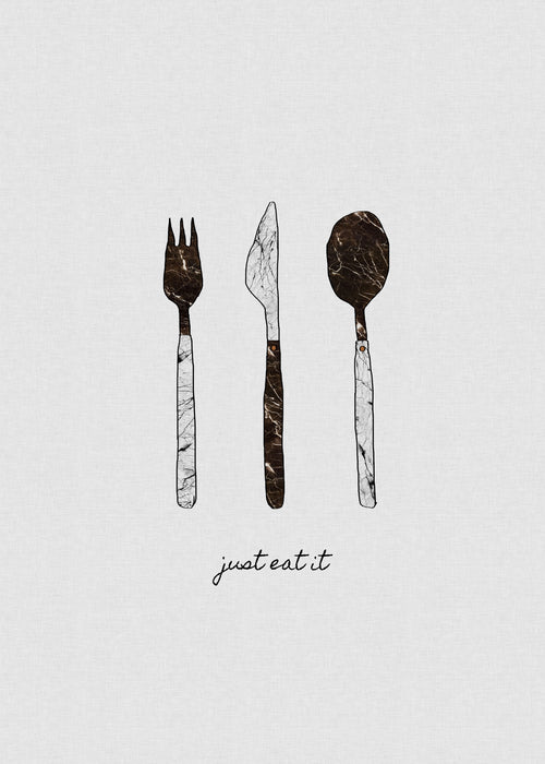 Just eat it - Unframed art print