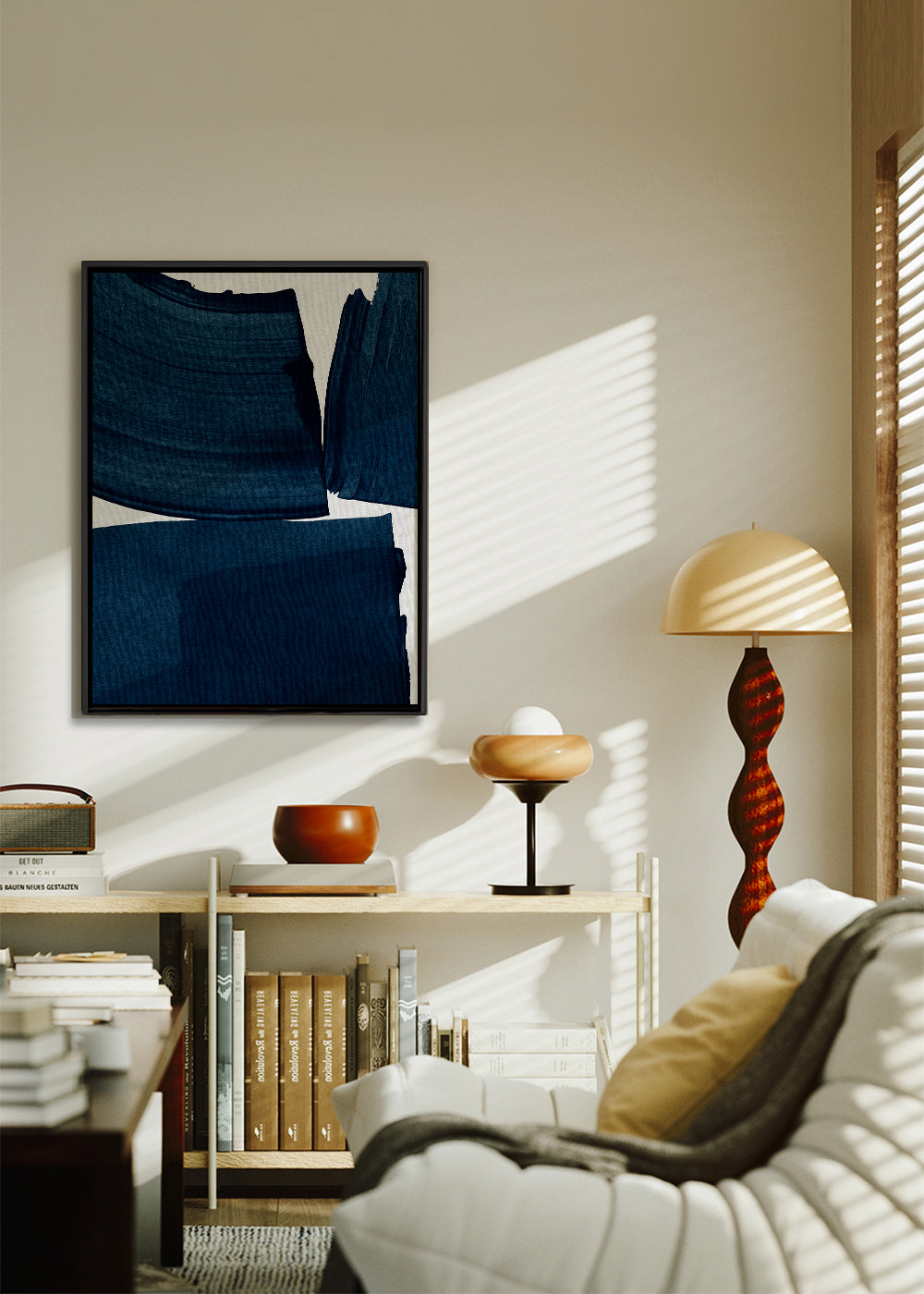 Minimalist Painting Blue I