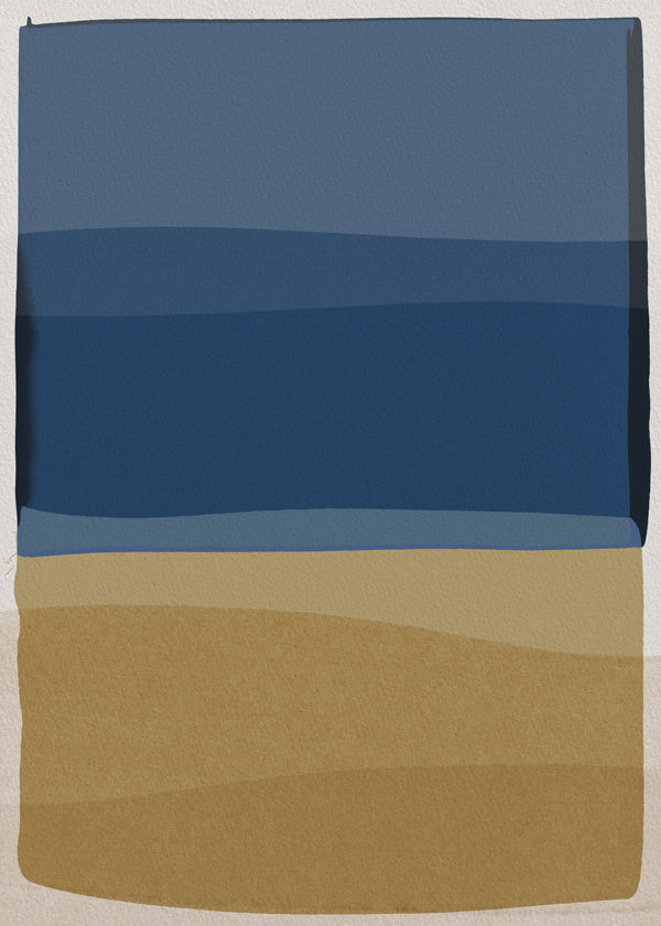 Modern Blue and Yellow