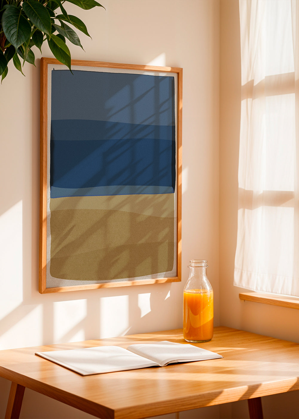 Modern Blue and Yellow