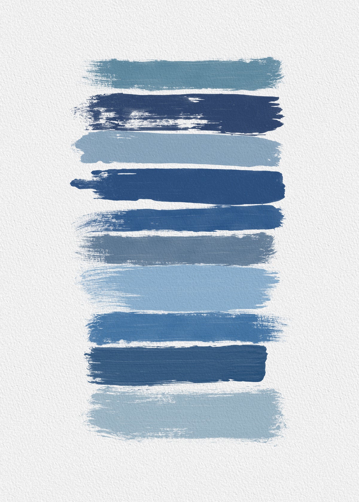 Ombre Blue - Unframed art print