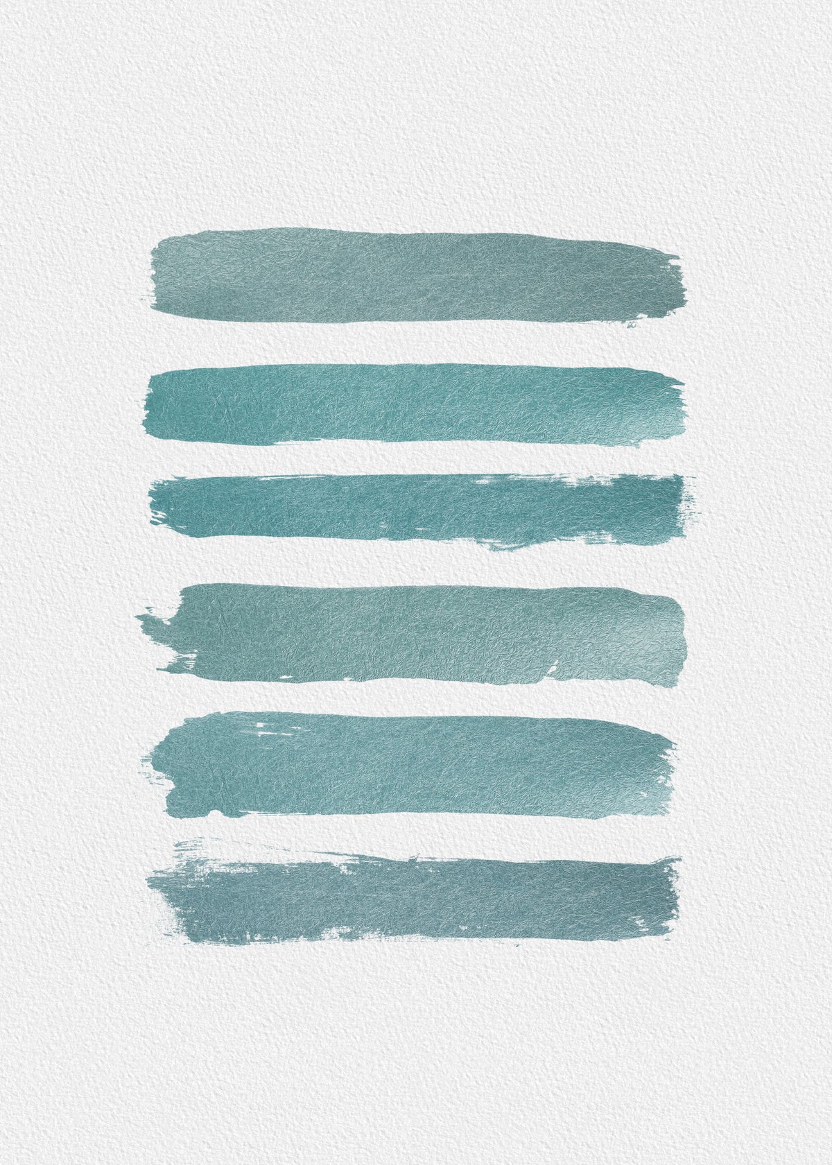 Ombre Turquoise - Unframed art print