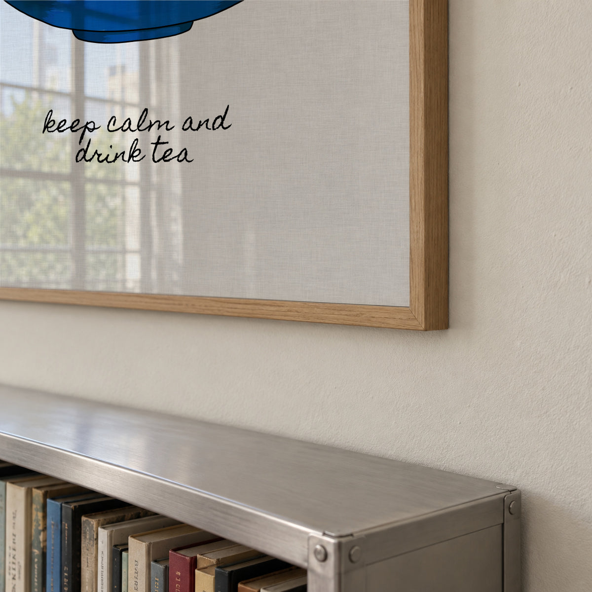 Keep Calm and Drink Tea - Framed poster detail