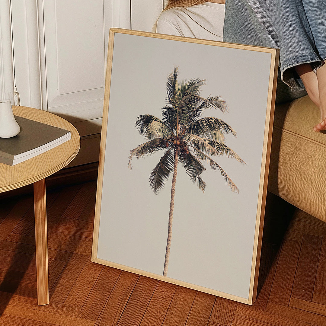 Palm tree by the beach