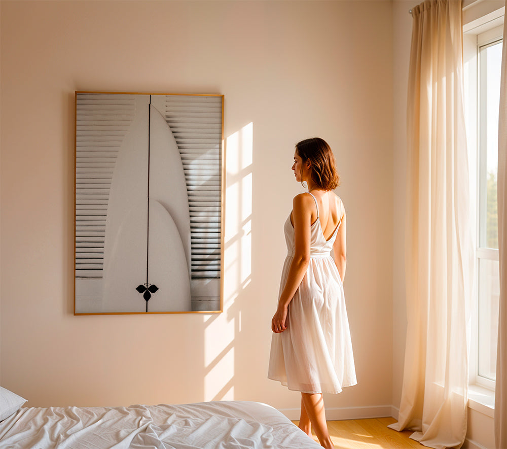 Beach surfboard symetrie 1