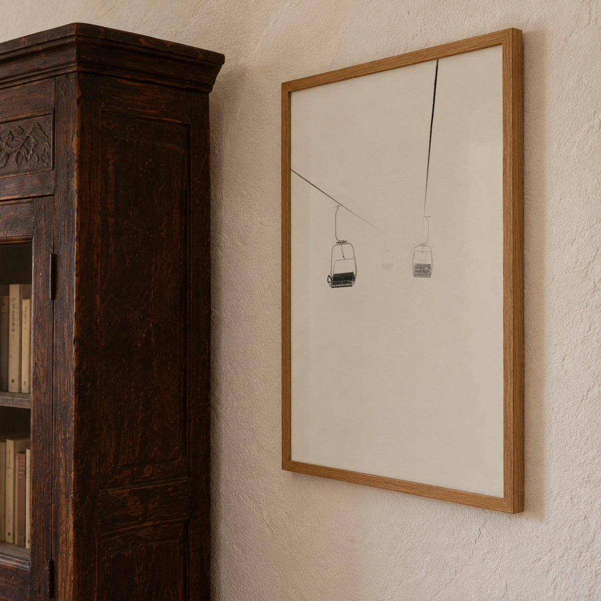 Foggy - Framed poster detail