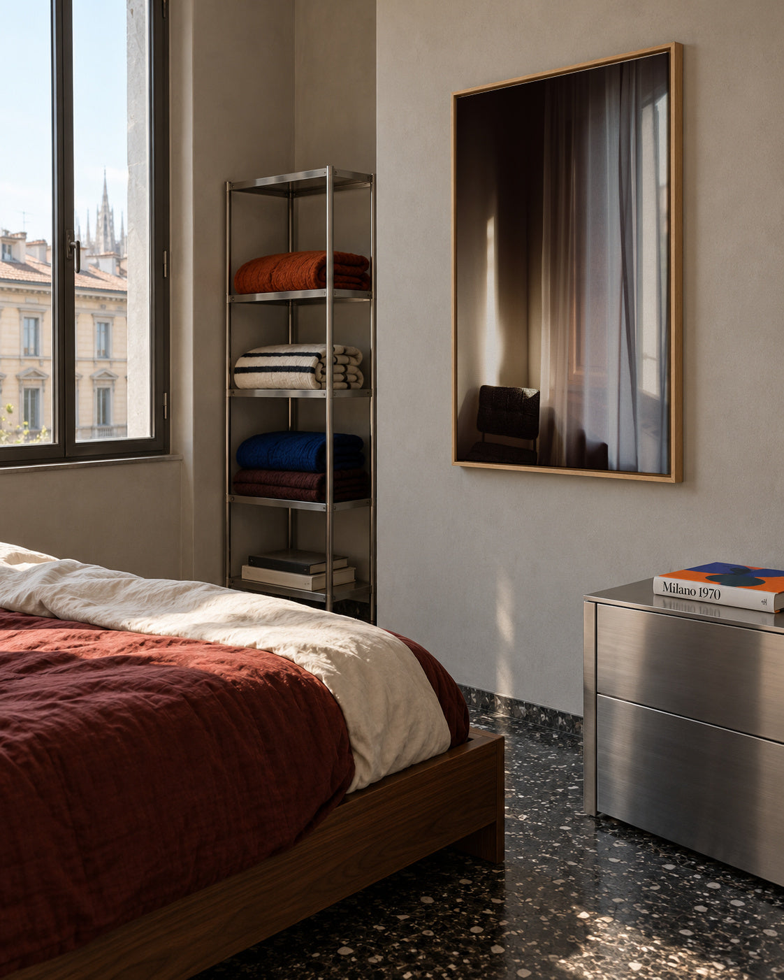 Tuscan - Framed canvas in an interior