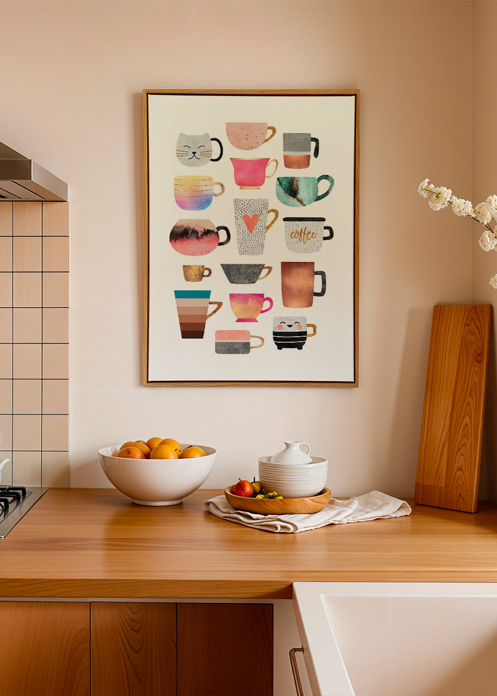 Coffee cup collection