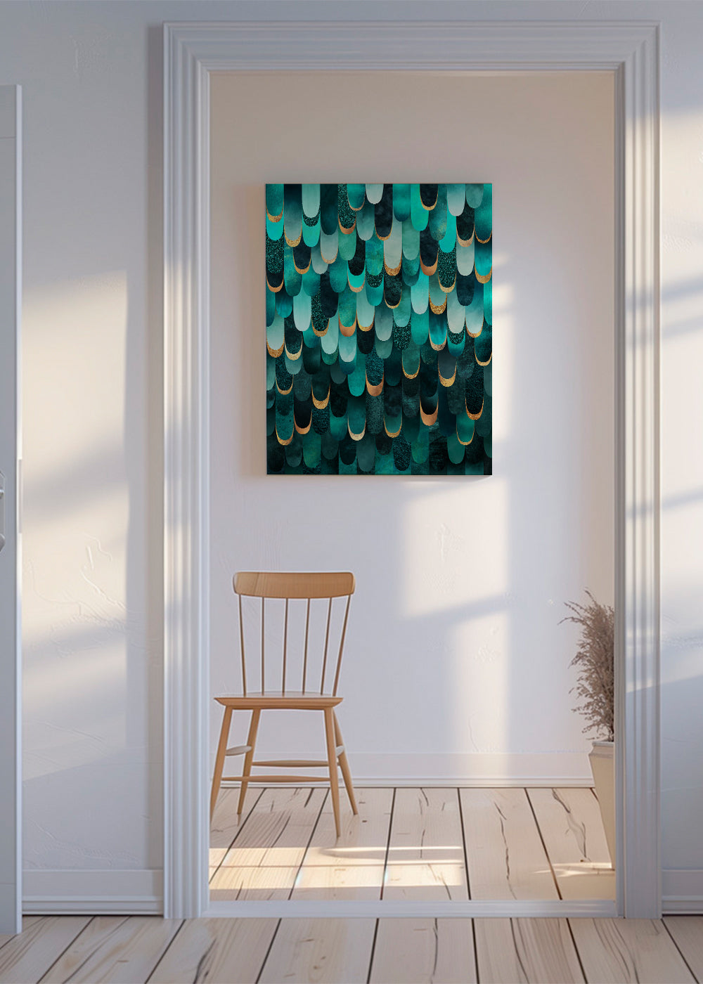 Feathered - Turquoise