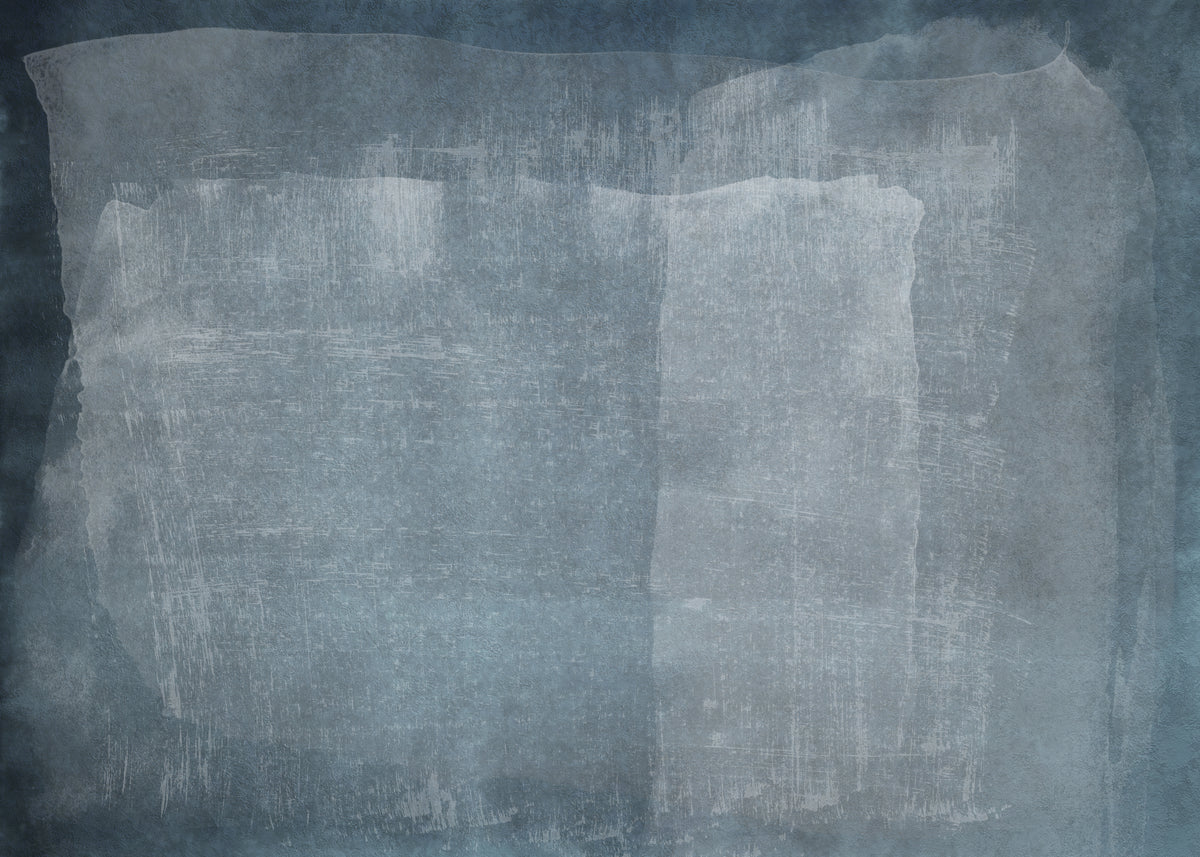 Minimal Abstract Blue Colorfield Painting 05 - Unframed art print