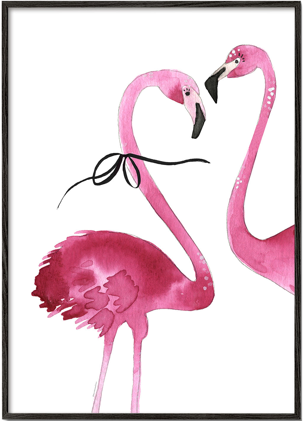 Flamingo couple cropped