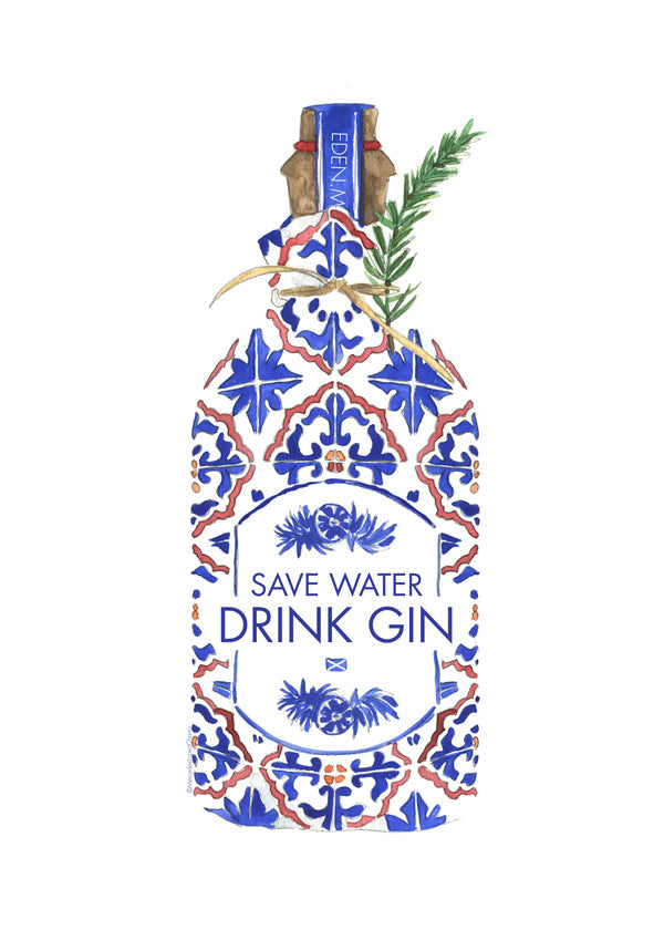 Save water drink gin