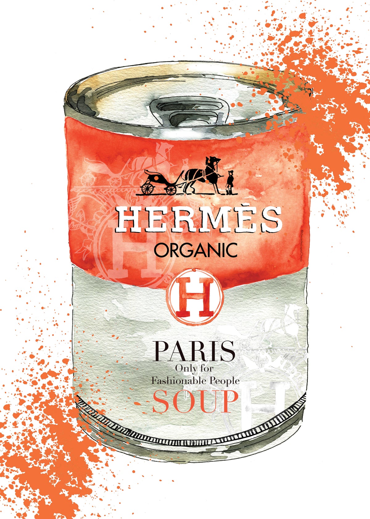 Hermes Soup - Unframed art print